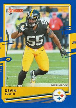 2020 Donruss - Press Proof Blue #219 Devin Bush II Front