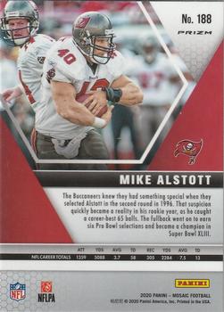 2020 Panini Mosaic - Prizm #188 Mike Alstott Back