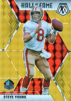 2020 Panini Mosaic - Prizm Gold Fluorescent #291 Steve Young Front