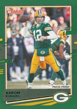 2020 Donruss - Press Proof Green #103 Aaron Rodgers Front