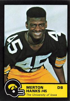 1987 Iowa Hawkeyes #NNO Merton Hanks Front