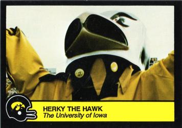 1989 Iowa Hawkeyes #NNO Herky the Hawk Front