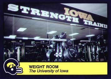1989 Iowa Hawkeyes #NNO Iowa Weight Room Front