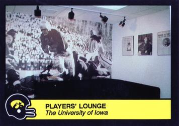 1989 Iowa Hawkeyes #NNO Players’ Lounge Front