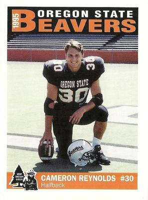 1995 Oregon State Beavers Smokey #NNO Cameron Reynolds Front