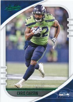 2020 Panini Absolute - Green #82 Chris Carson Front