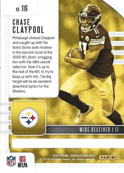 2020 Panini Absolute - Green #116 Chase Claypool Back