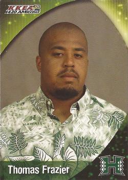 2004 KKEA Hawaii Rainbow Warriors #NNO Thomas Frazier Front