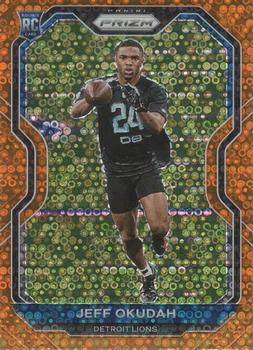 2020 Panini Prizm - Prizm Disco #359 Jeff Okudah Front