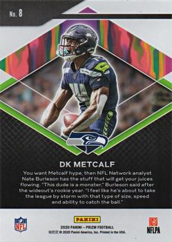 2020 Panini Prizm - Hype #8 DK Metcalf Back