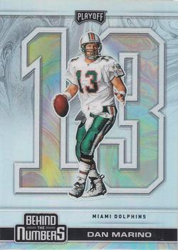 2020 Panini Playoff - Behind the Numbers Silver #BTN-7 Dan Marino Front