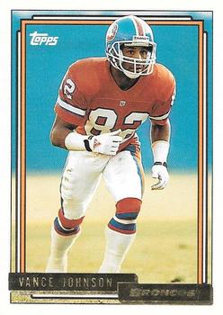 1992 Topps - Gold #19 Vance Johnson Front