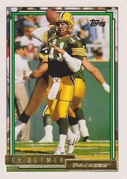 1992 Topps - Gold #753 Ty Detmer Front