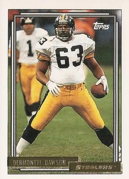 1992 Topps - Gold #314 Dermontti Dawson Front