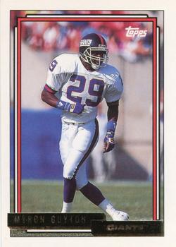 1992 Topps - Gold #517 Myron Guyton Front