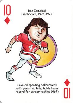 2007 Hero Decks Georgia Bulldogs Football Heroes Playing Cards #10♦ Ben Zambiasi Front