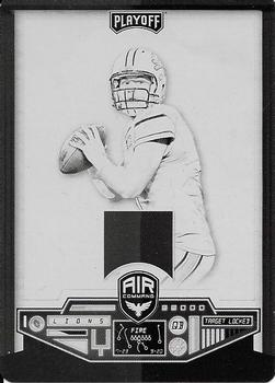 2018 Panini Plates & Patches - 2017 Panini Playoff Air Command Printing Plate Black #AC-MS Matthew Stafford Front