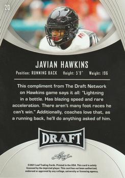 2021 Leaf Draft #20 Javian Hawkins Back