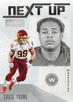 2020 Panini Playbook - Next Up #NU-15 Chase Young Front