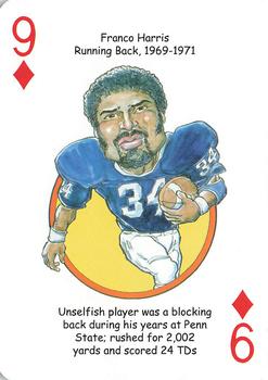 2018 Hero Decks Penn State Nittany Lions Football Heroes Playing Cards #9♦ Franco Harris Front