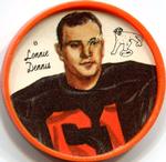1964 Nalley's CFL Western Conference Football Stars #8 Lonnie Dennis Front