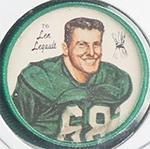 1964 Nalley's CFL Western Conference Football Stars #76 Len Legault Front