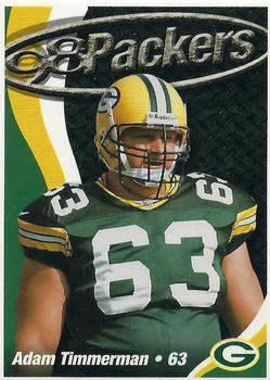 1998 Green Bay Packers Police - Scot J. Madson Agency, Your Local Law Enforcement Agency #15 Adam Timmerman Front
