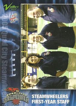 2005 Quad City Steamwheelers (AF2) #NNO Justin Pearson / Nicole Gonzalez / Addison Boughton / Glenn Kass Front