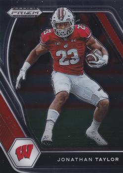 2021 Panini Prizm Draft Picks Collegiate #76 Jonathan Taylor Front