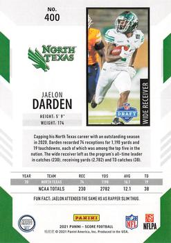 2021 Score #400 Jaelon Darden Back