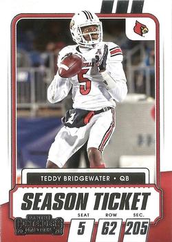 2021 Panini Contenders Draft Picks #17 Teddy Bridgewater Front