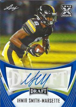 2021 Leaf Draft - Autographs Blue #BA-ISM Ihmir Smith-Marsette Front