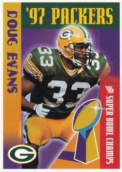 1997 Green Bay Packers Police - Kewaunee County Sheriff's Department #14 Doug Evans Front