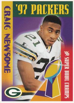 1997 Green Bay Packers Police - Kewaunee County Sheriff's Department #19 Craig Newsome Front