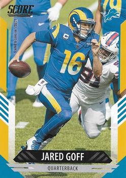 2021 Score - Gold #251 Jared Goff Front