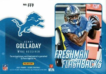 2021 Score - Freshman Flashback #FF9 Kenny Golladay Back