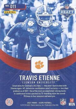 2021 Score - NFL Draft #D11 Travis Etienne Back