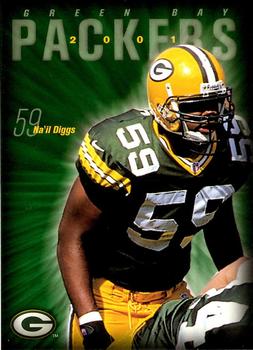 2001 Green Bay Packers Police - www.CARSTAR-WI.com, St. Francis Police Department #13 Na'il Diggs Front