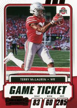 2021 Panini Contenders Draft Picks - Red #34 Terry McLaurin Front
