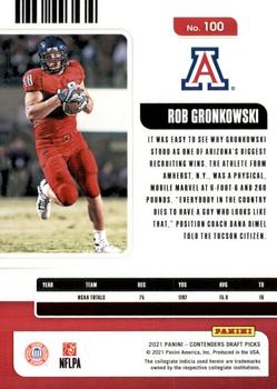 2021 Panini Contenders Draft Picks - Red #100 Rob Gronkowski Back