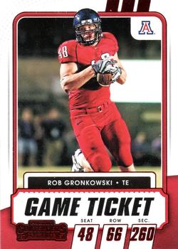 2021 Panini Contenders Draft Picks - Red #100 Rob Gronkowski Front