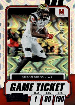 2021 Panini Contenders Draft Picks - Blue Explosion #31 Stefon Diggs Front