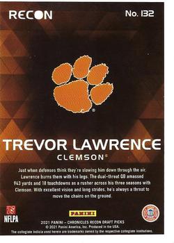 2021 Panini Chronicles Draft Picks - Pink #132 Trevor Lawrence Back