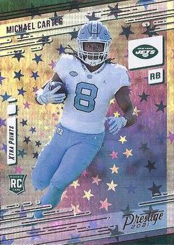 2021 Panini Prestige - Xtra Points Astral #218 Michael Carter Front