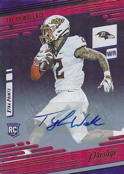 2021 Panini Prestige - Xtra Points Signatures Red #225 Tylan Wallace Front