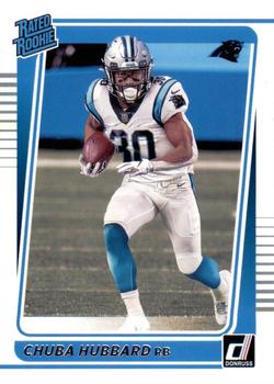 2021 Donruss #287 Chuba Hubbard Front