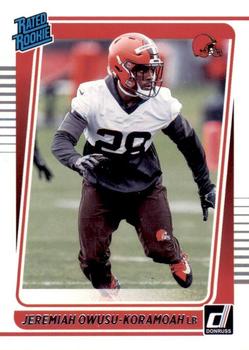 2021 Donruss #326 Jeremiah Owusu-Koramoah Front