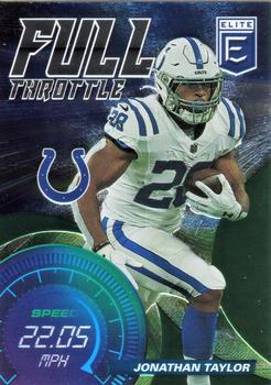 2021 Donruss Elite - Full Throttle Green #FT24 Jonathan Taylor Front