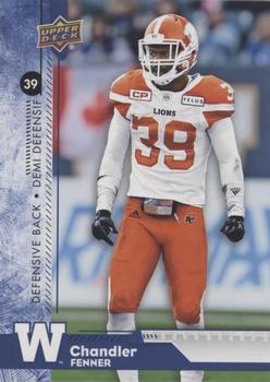 2018 Upper Deck CFL - Blue #97 Chandler Fenner Front