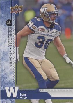 2018 Upper Deck CFL - Blue #117 Ian Wild Front